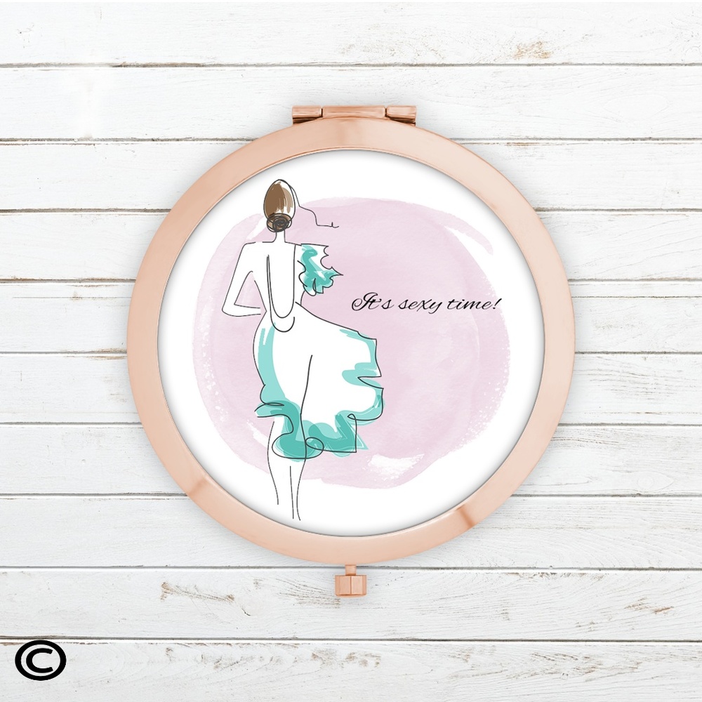 Funny Motivational Compact Mirrors